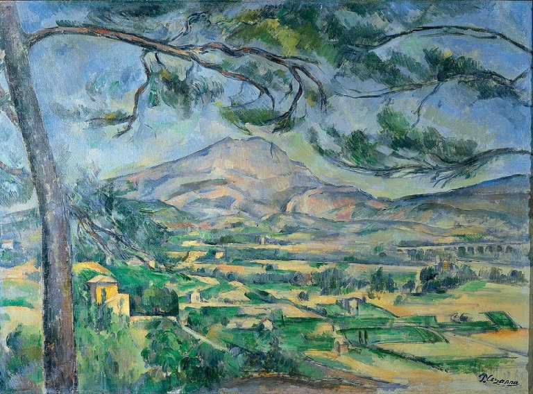 Mont Sainte-Victoire with Large Pine